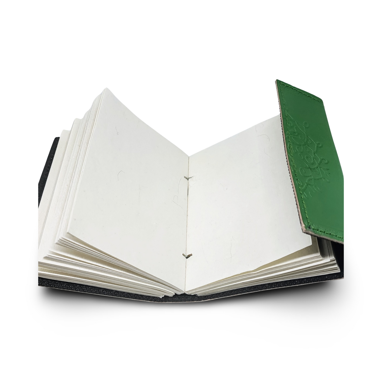 Wicca & Pagan -Small Leather Journal -Green Tree of Life