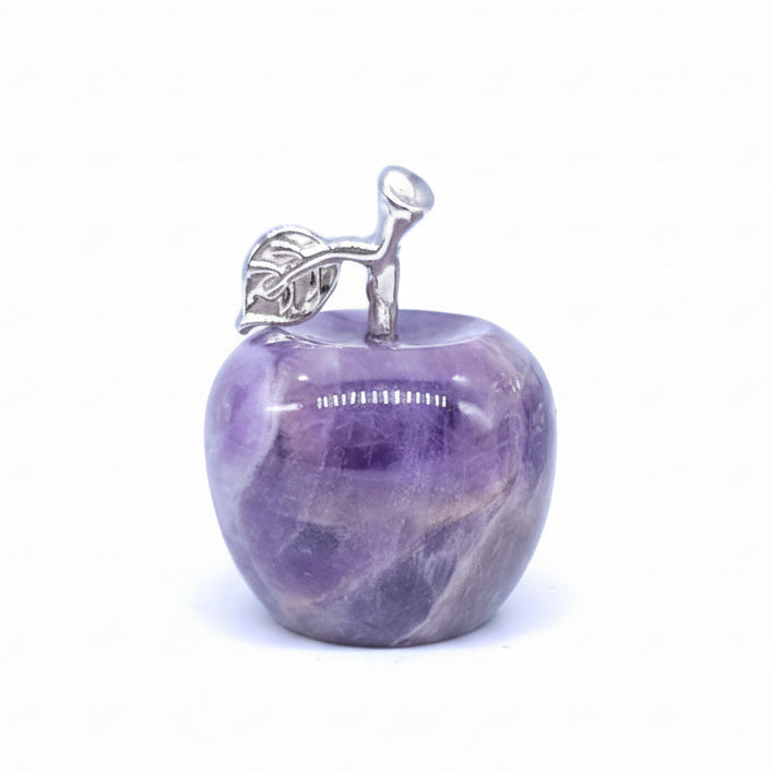 Stone - Amethyst - Apple Shape - Tumbled Small: 0.8''