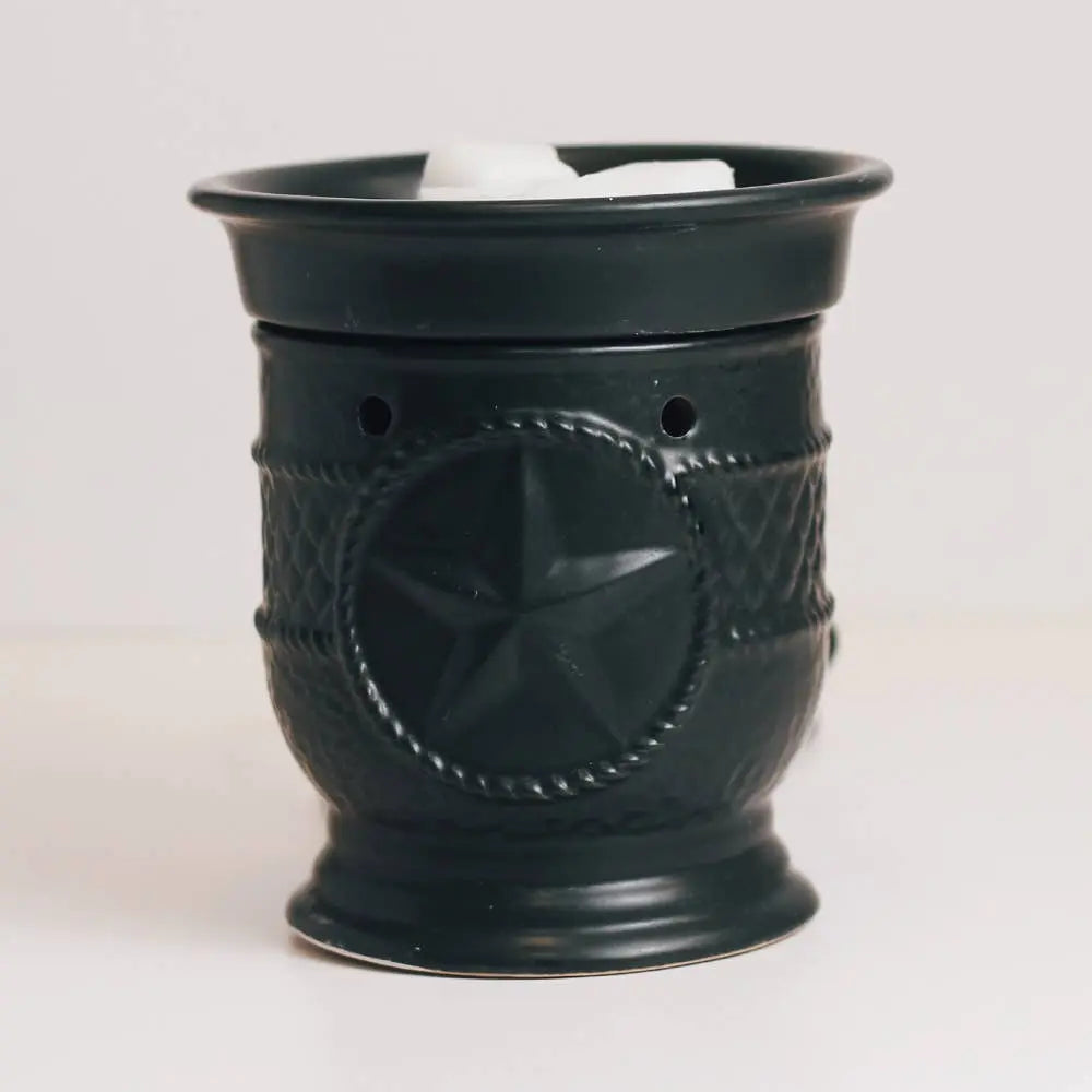 Diffuser - Electric Oil & Wax Cube Burner - Black Star - Tabletop