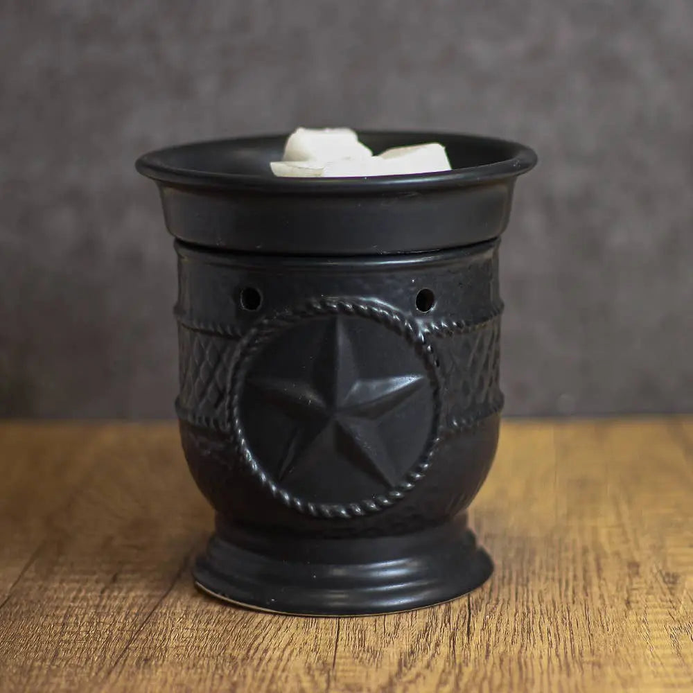 Diffuser - Electric Oil & Wax Cube Burner - Black Star - Tabletop