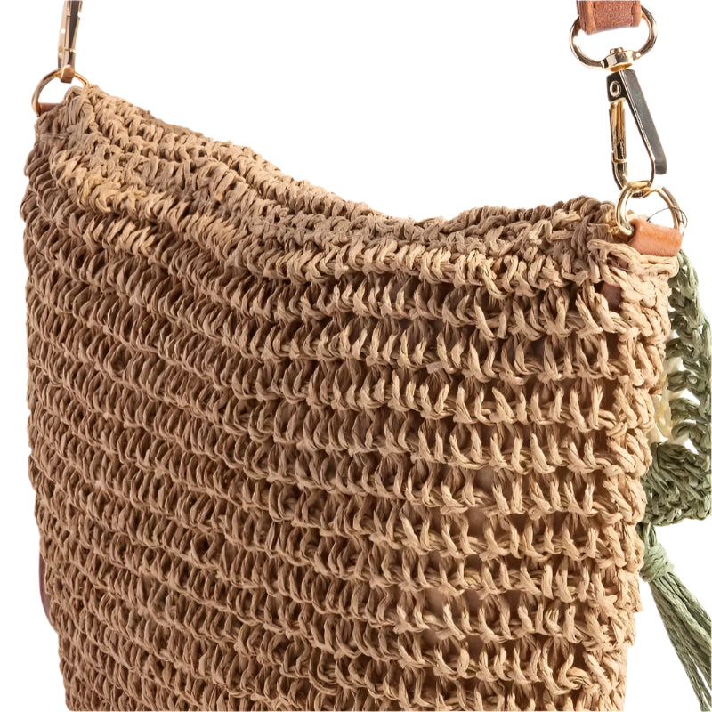 Clothing & Accessories - Intricate Fringe Braided Hand Bag