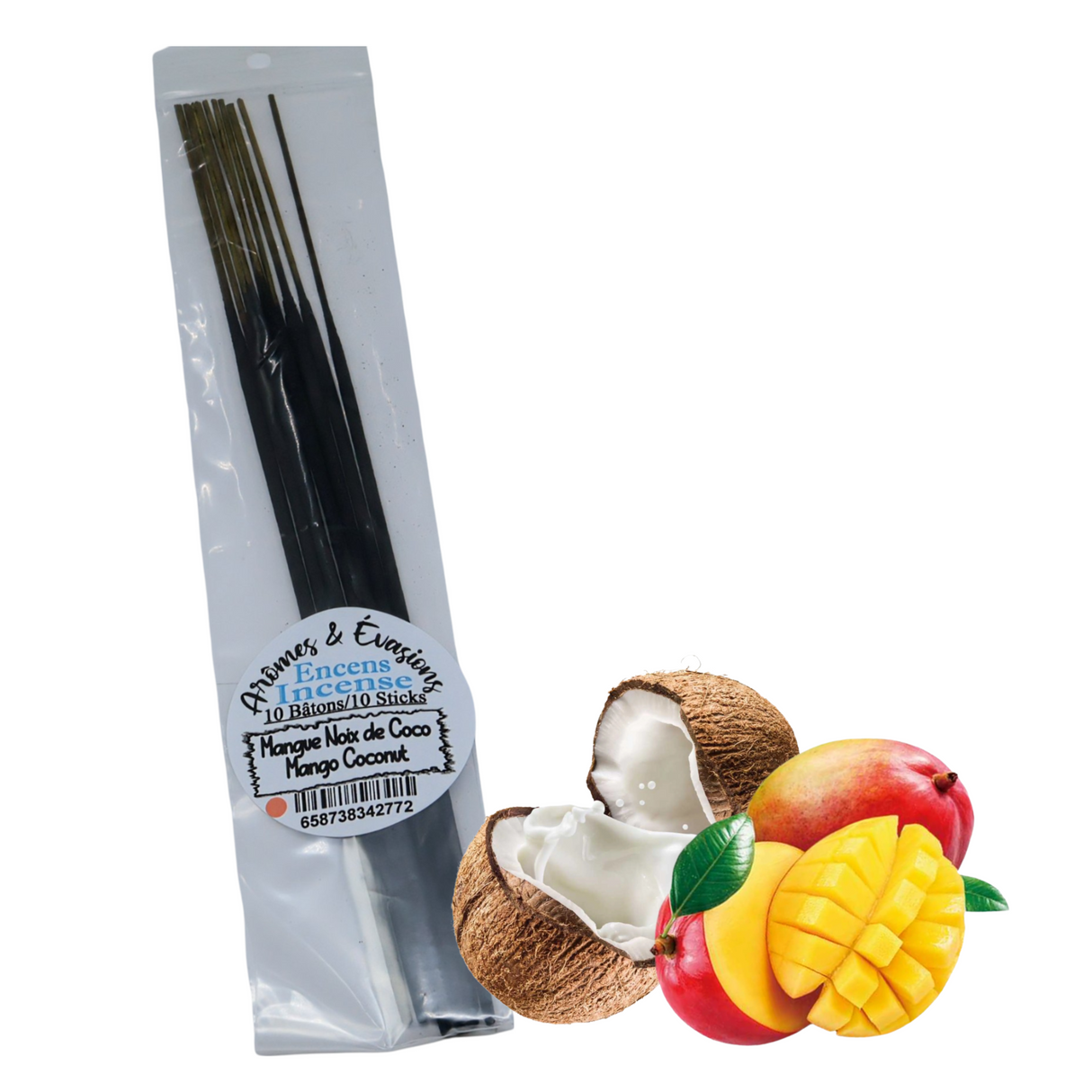 Incense Sticks - Mango & Coconut - Pack of 10