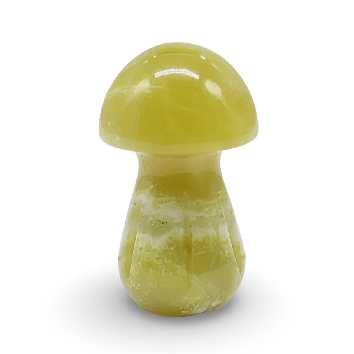 Stone - Lemon Jade - Sculpture - Mushroom