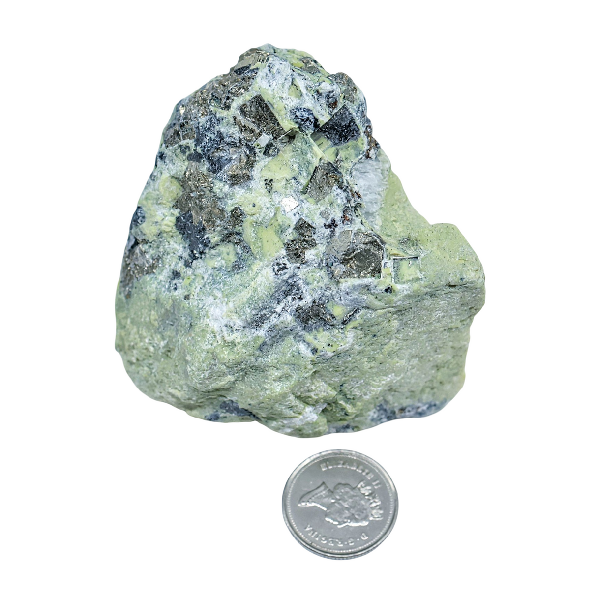 Stone - Serpentine With Pyrite Inclusions - Peru - Rough - 121g