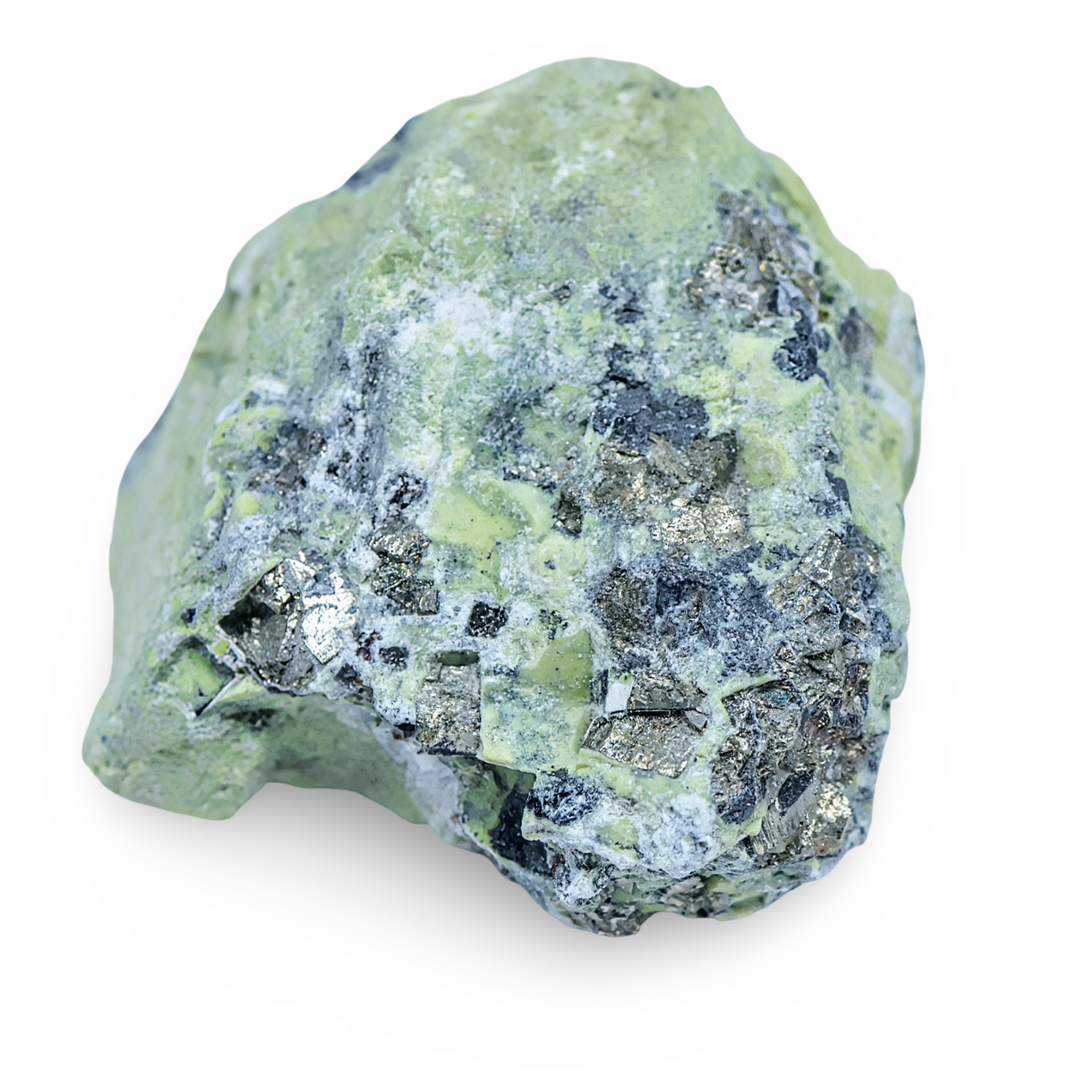 Stone - Serpentine With Pyrite Inclusions - Peru - Rough - 121g