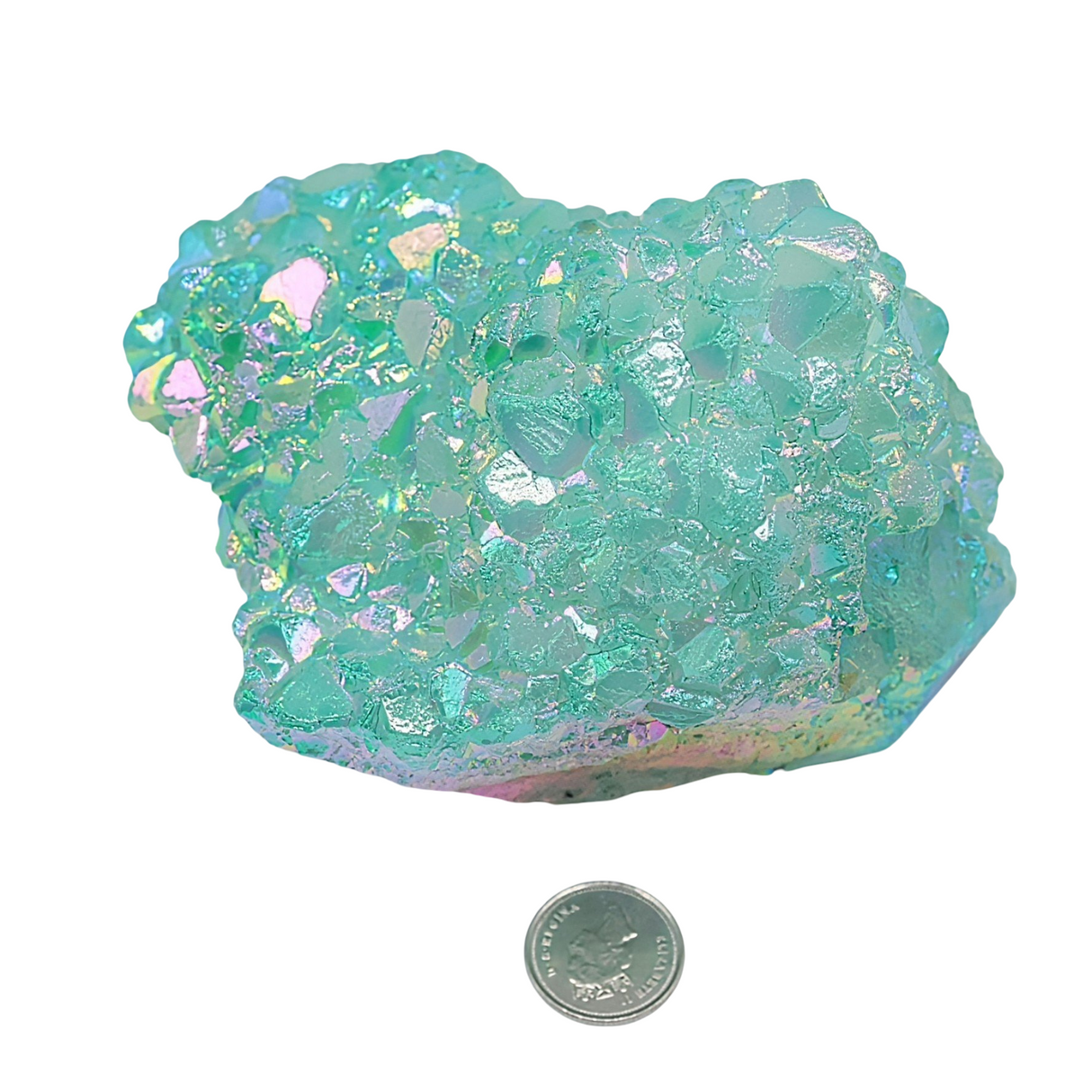 Stone - Zeolite - Aqua Aura Druse - 449g