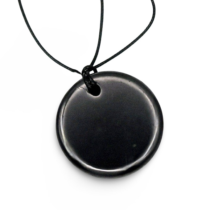 Necklace - AAA Shungite - Round Adjustable Cord