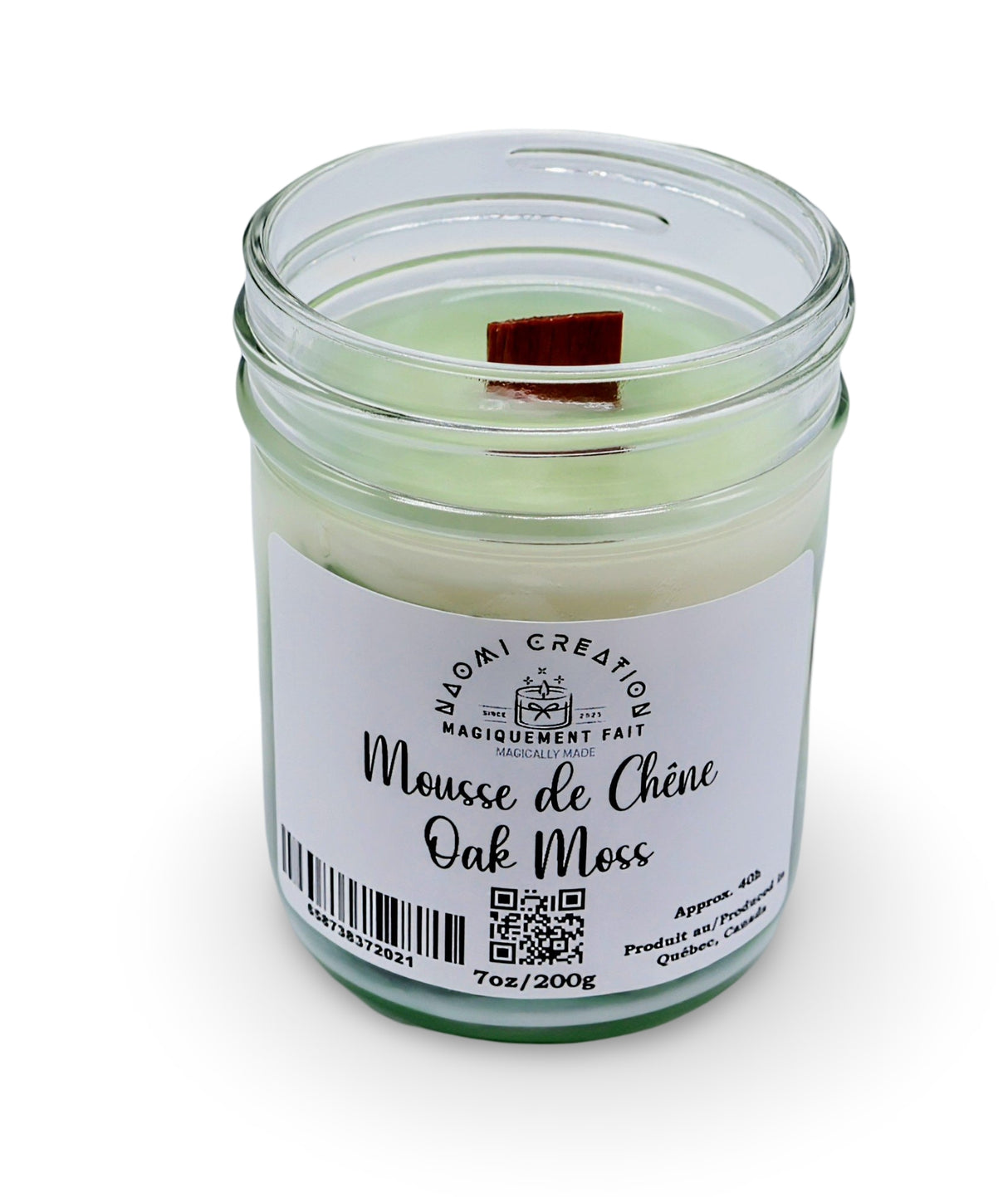 Scented Candles - Oak Moss - Wood Wick