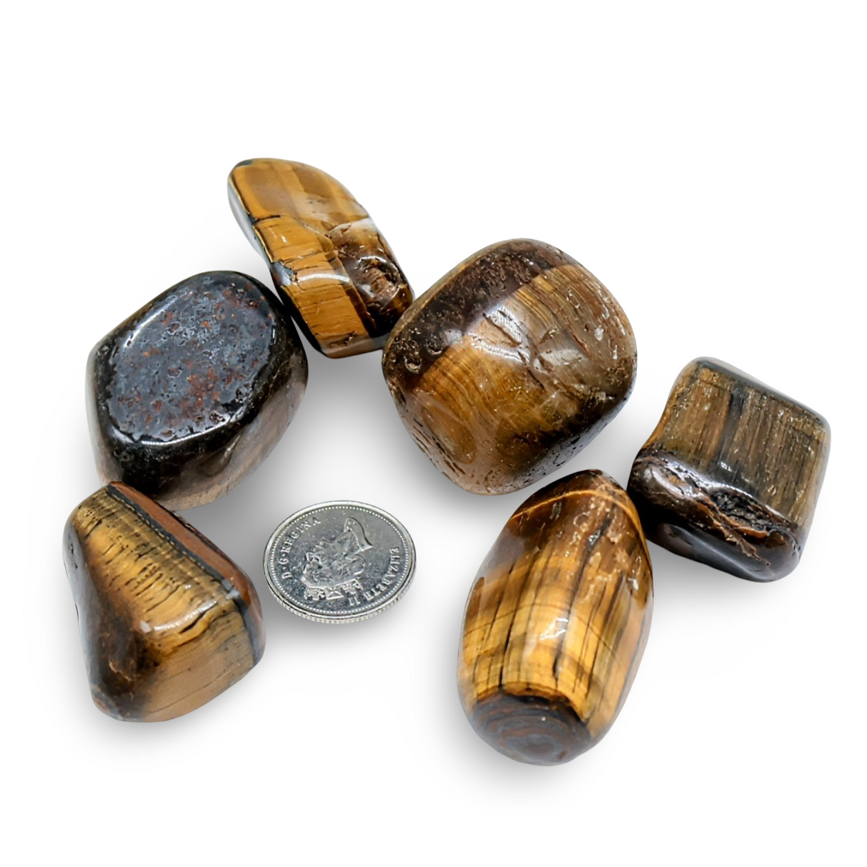 Stone - Tiger Eye - Grade A - Tumbled