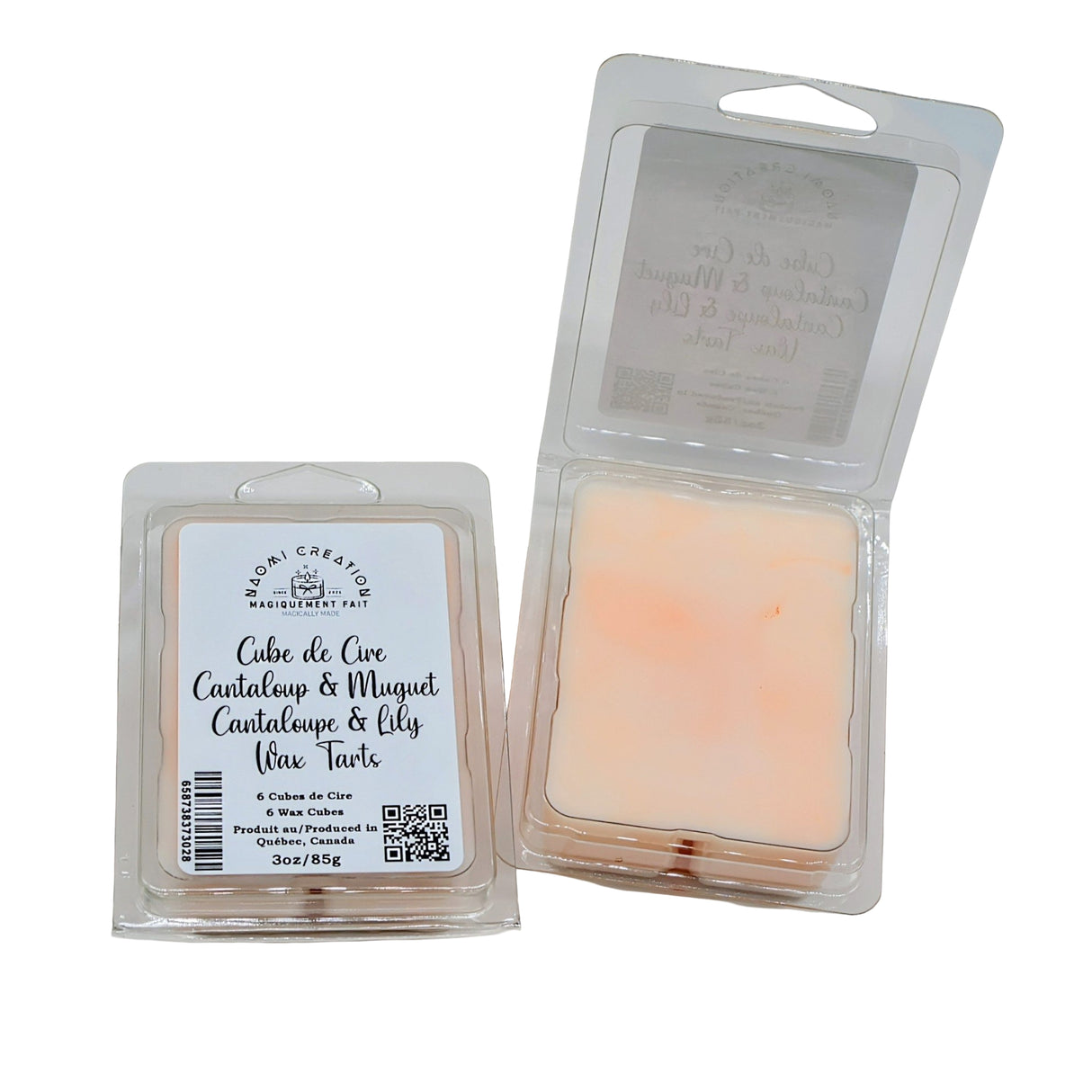 Scented Wax Melts Tarts Cubes - Cantaloupe & Lily