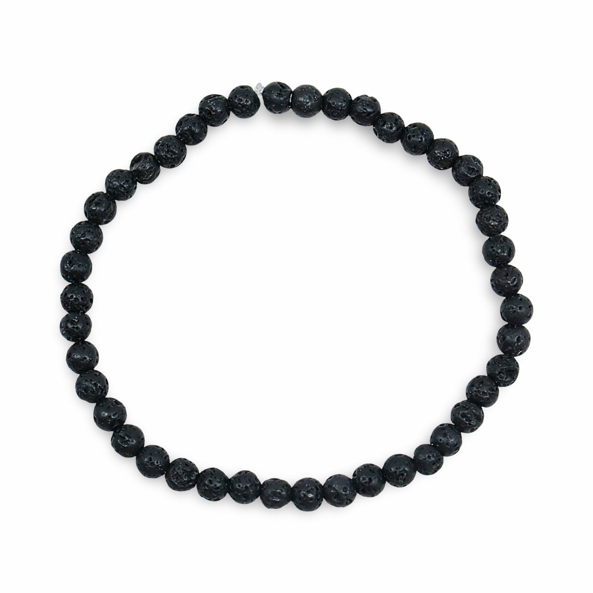Bracelet - Lava Stone - 4mm