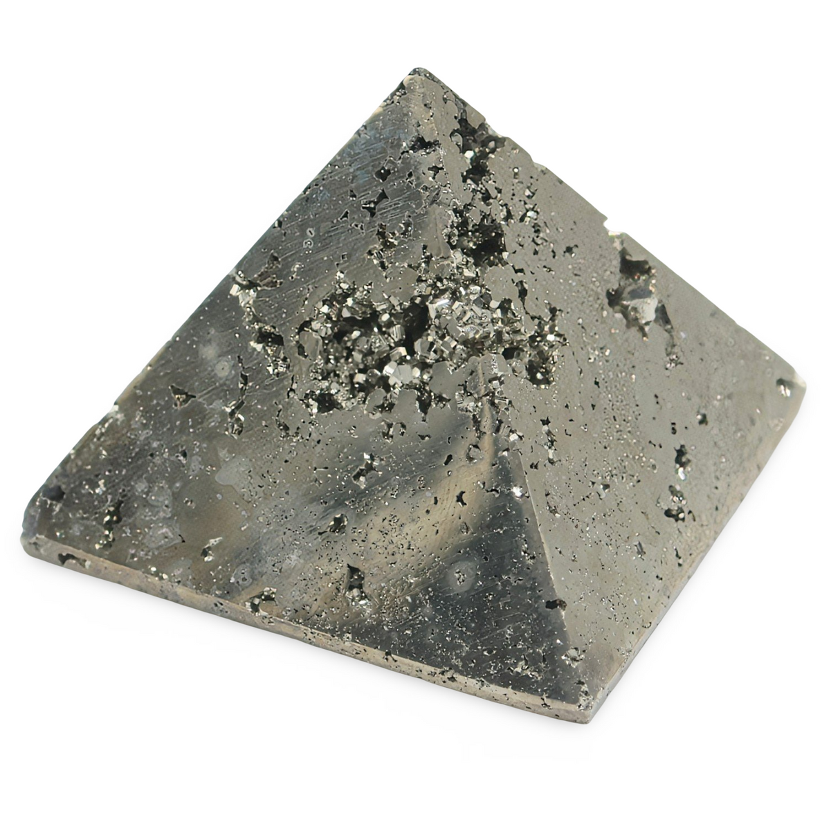 Specimen - High-polish Pyrite Pyramid – Collector Quality – Peru