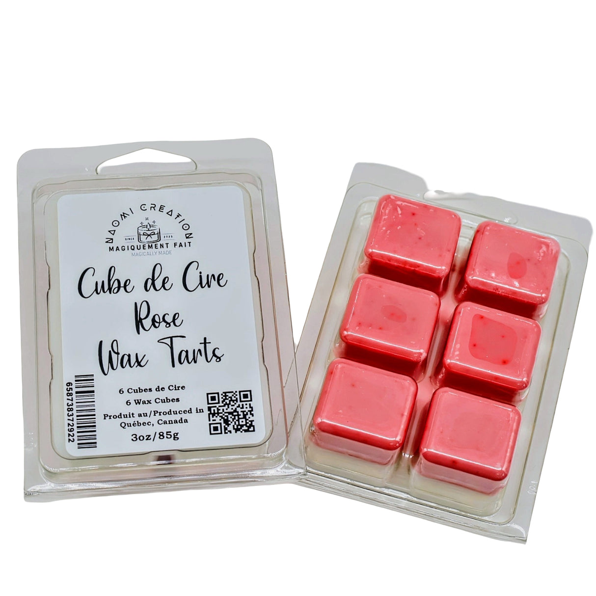 Scented Wax Melts Tarts Cubes - Rose