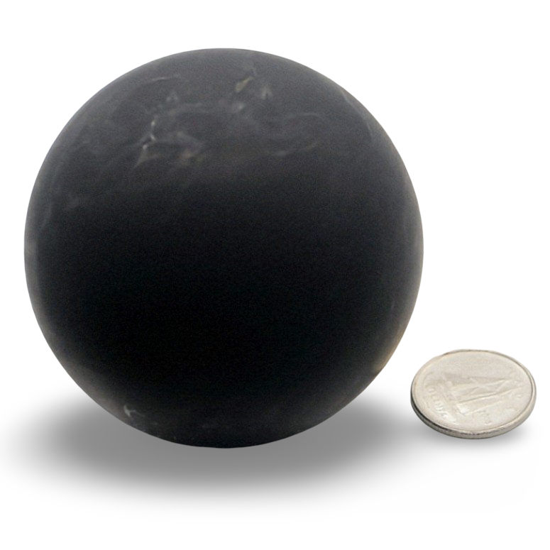Sphere - AAA Shungite - Matte Finish - 2 inch