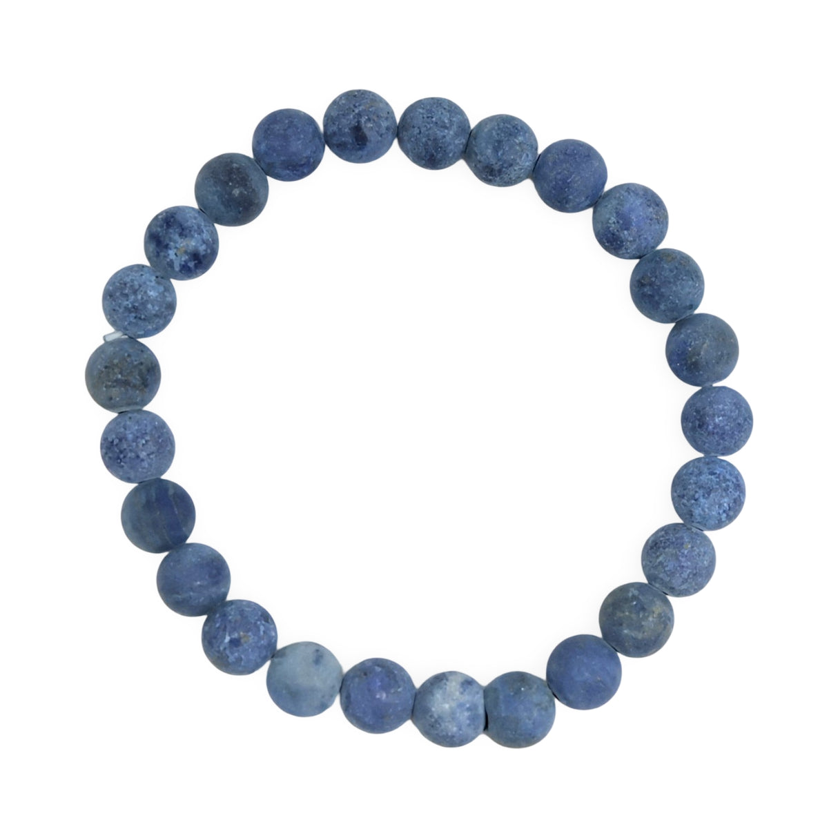 Bracelet - Lapis Lazuli - Frosted - 8mm