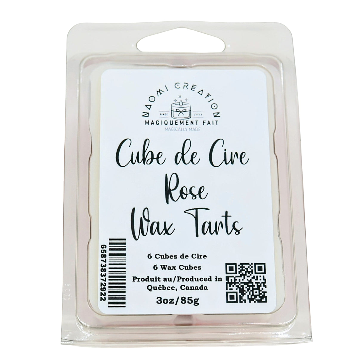 Scented Wax Melts Tarts Cubes - Rose