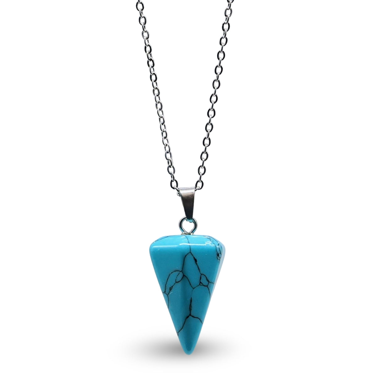 Necklace - Mini Cone - Turquoise