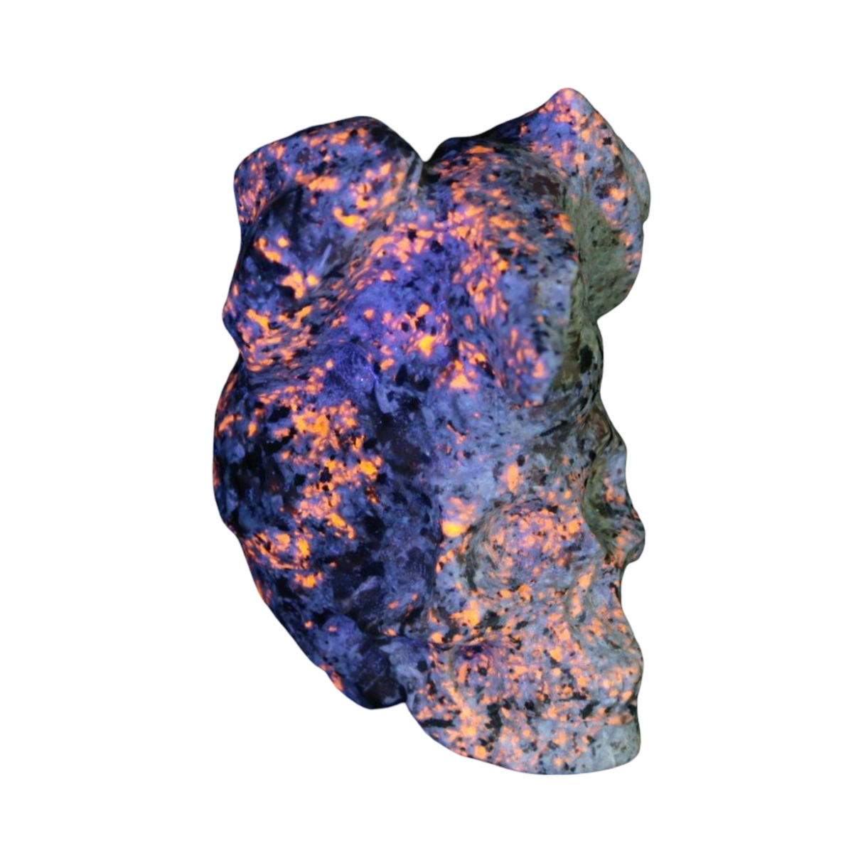 Stone - Natural Syenite Crystal - Sculpture - Skull