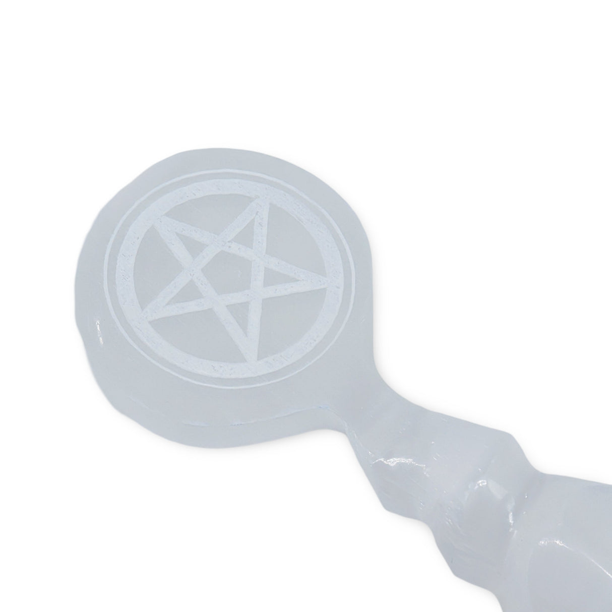 Stone - Athame - Selenite with Pentacle