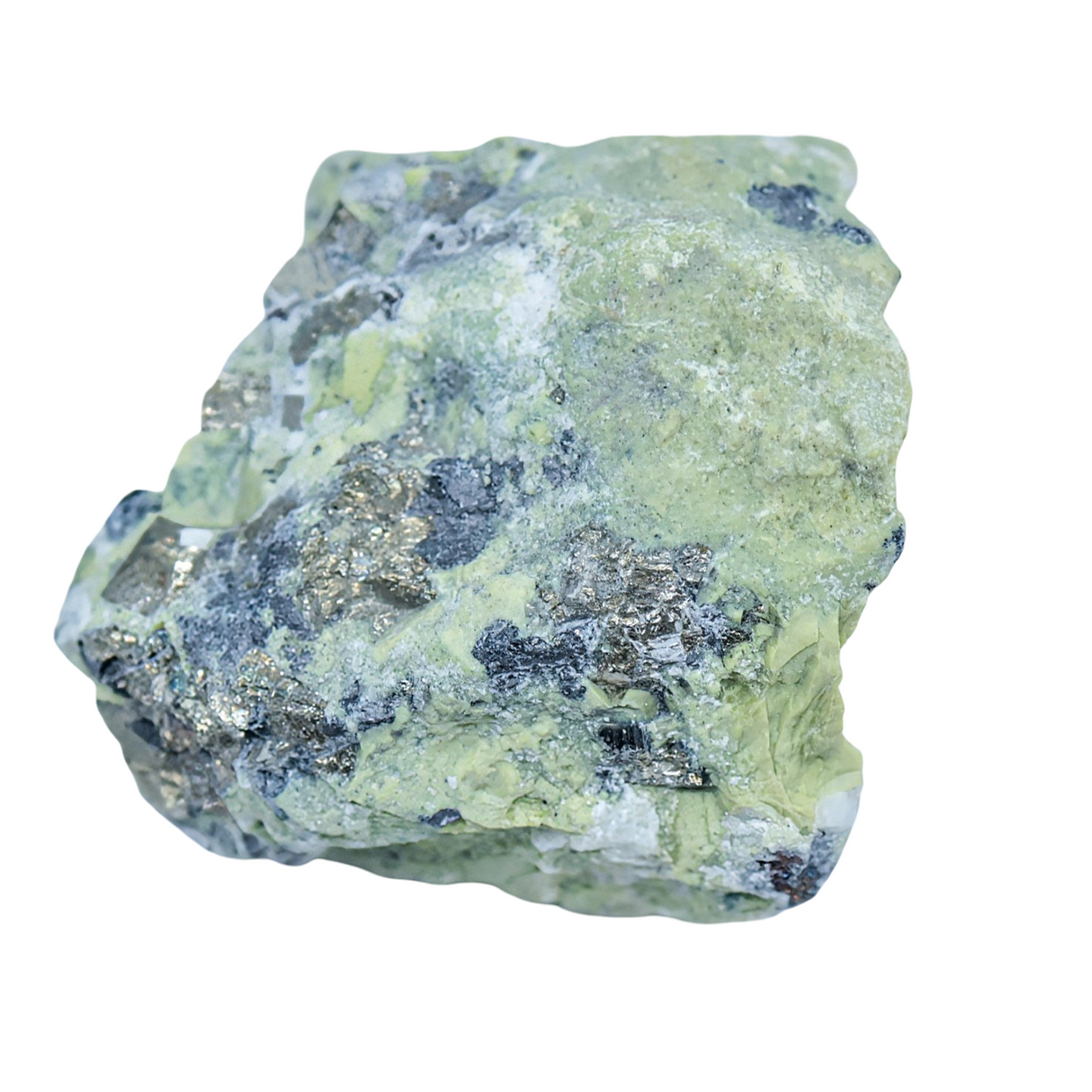 Stone - Serpentine With Pyrite Inclusions - Peru - Rough - 121g