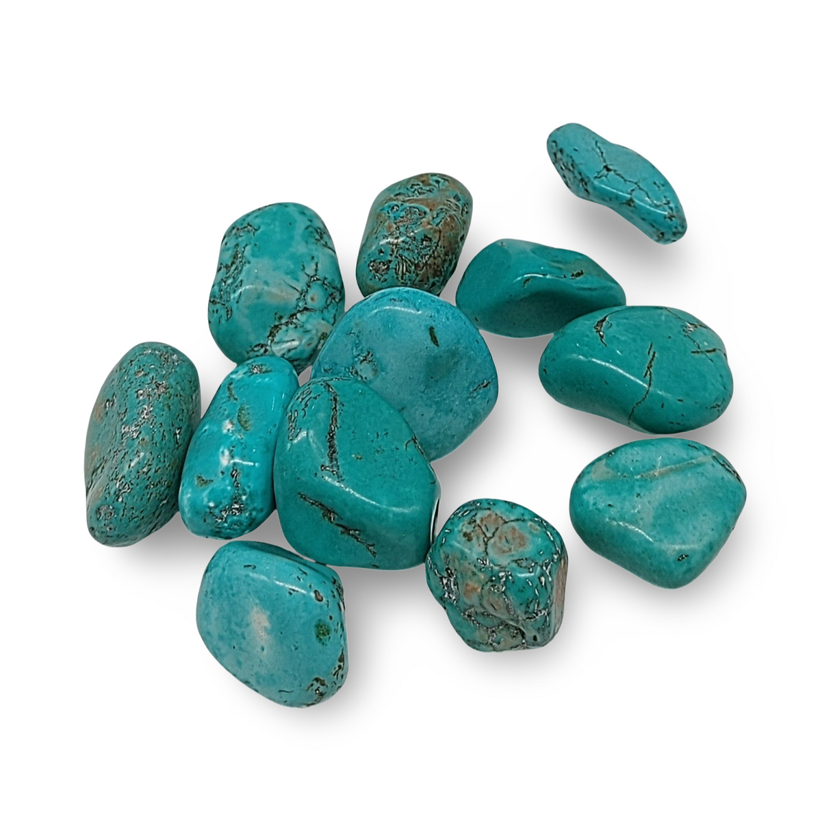 Stone - Blue Howlite - Tumbled