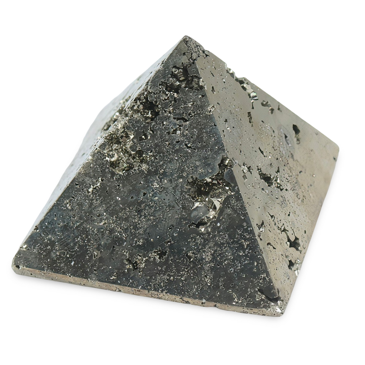 Specimen - High-polish Pyrite Pyramid – Collector Quality – Peru