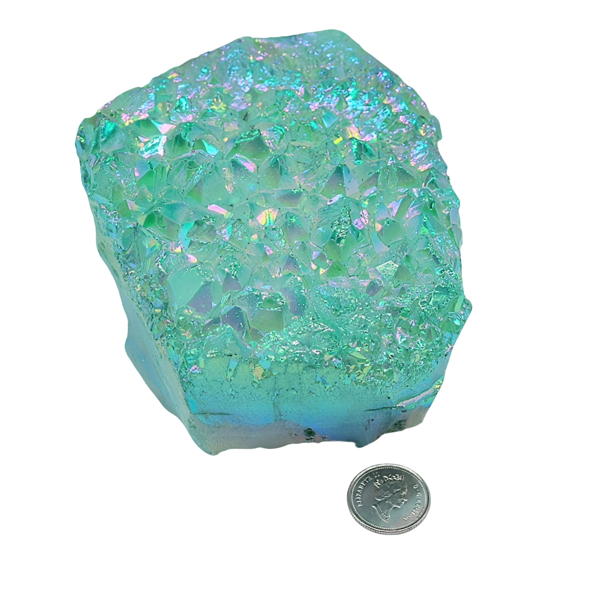 Stone - Zeolite - Aqua Aura Druse - 597g