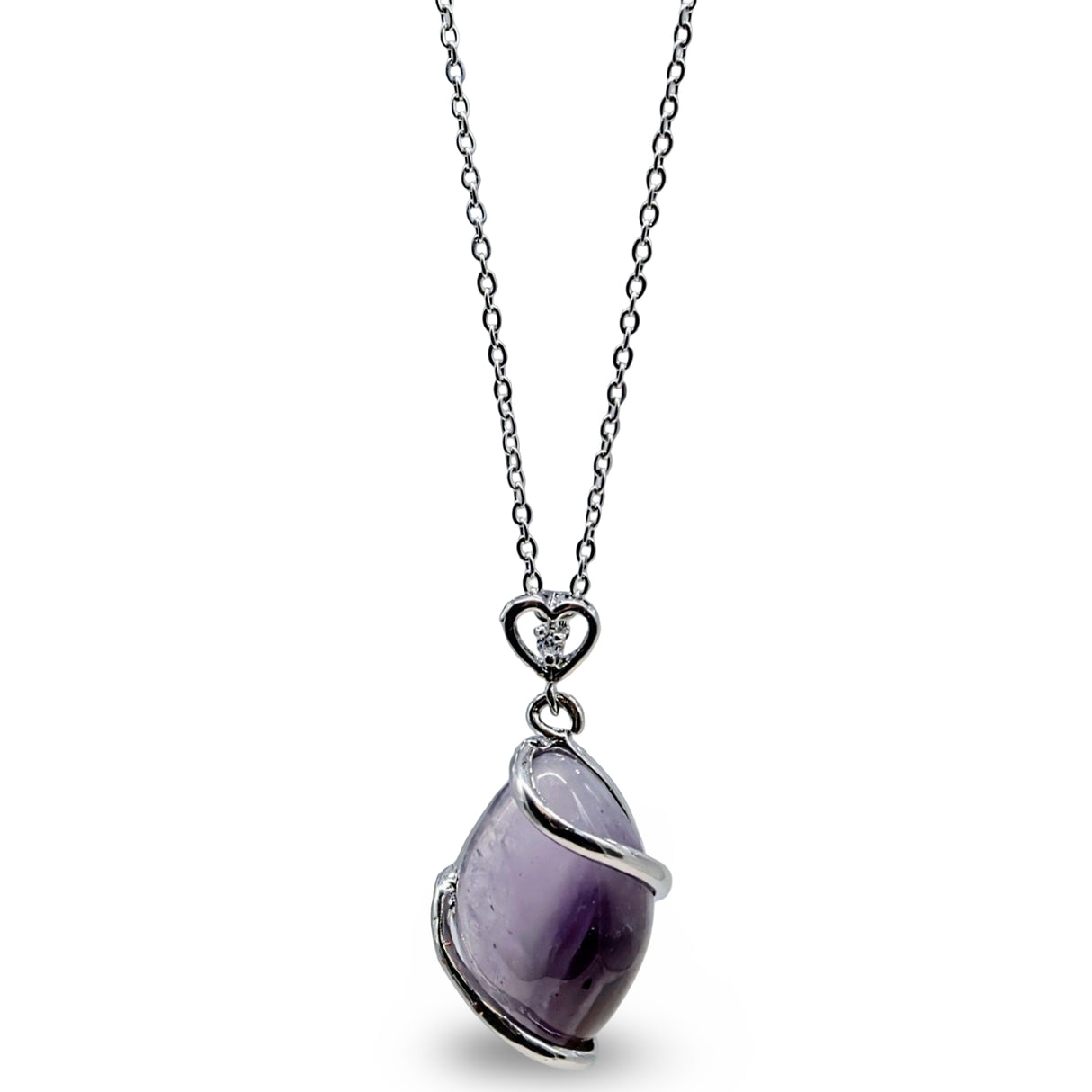 Necklace - Horse Eye - Amethyst