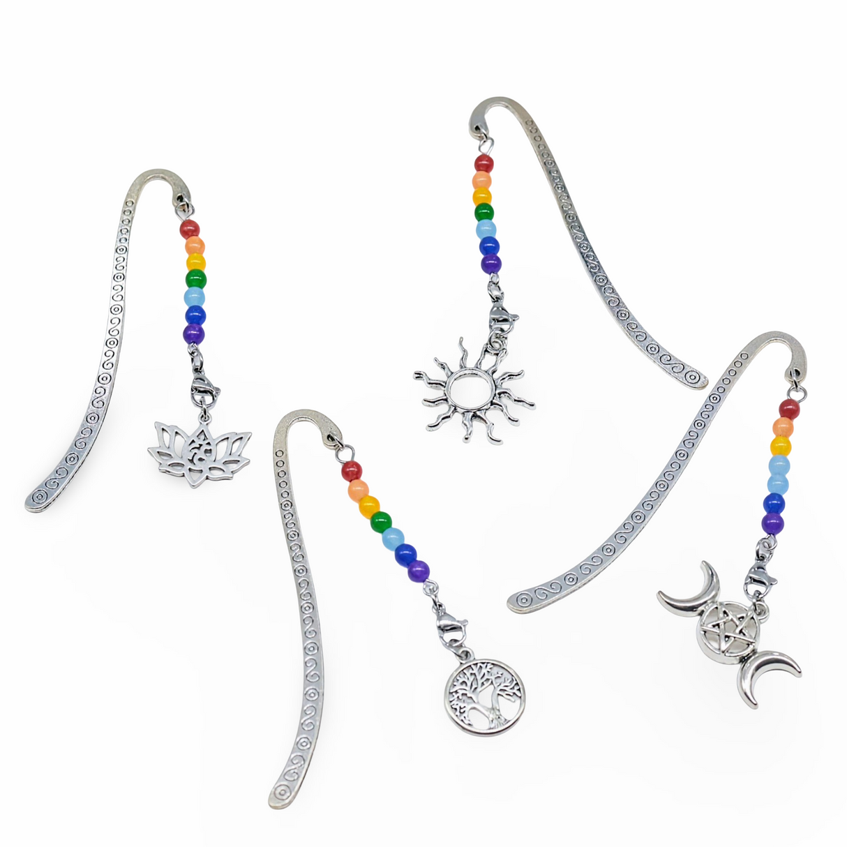 Bookmarks - Natural Malaysia Jade Bead - Alloy Hook Style