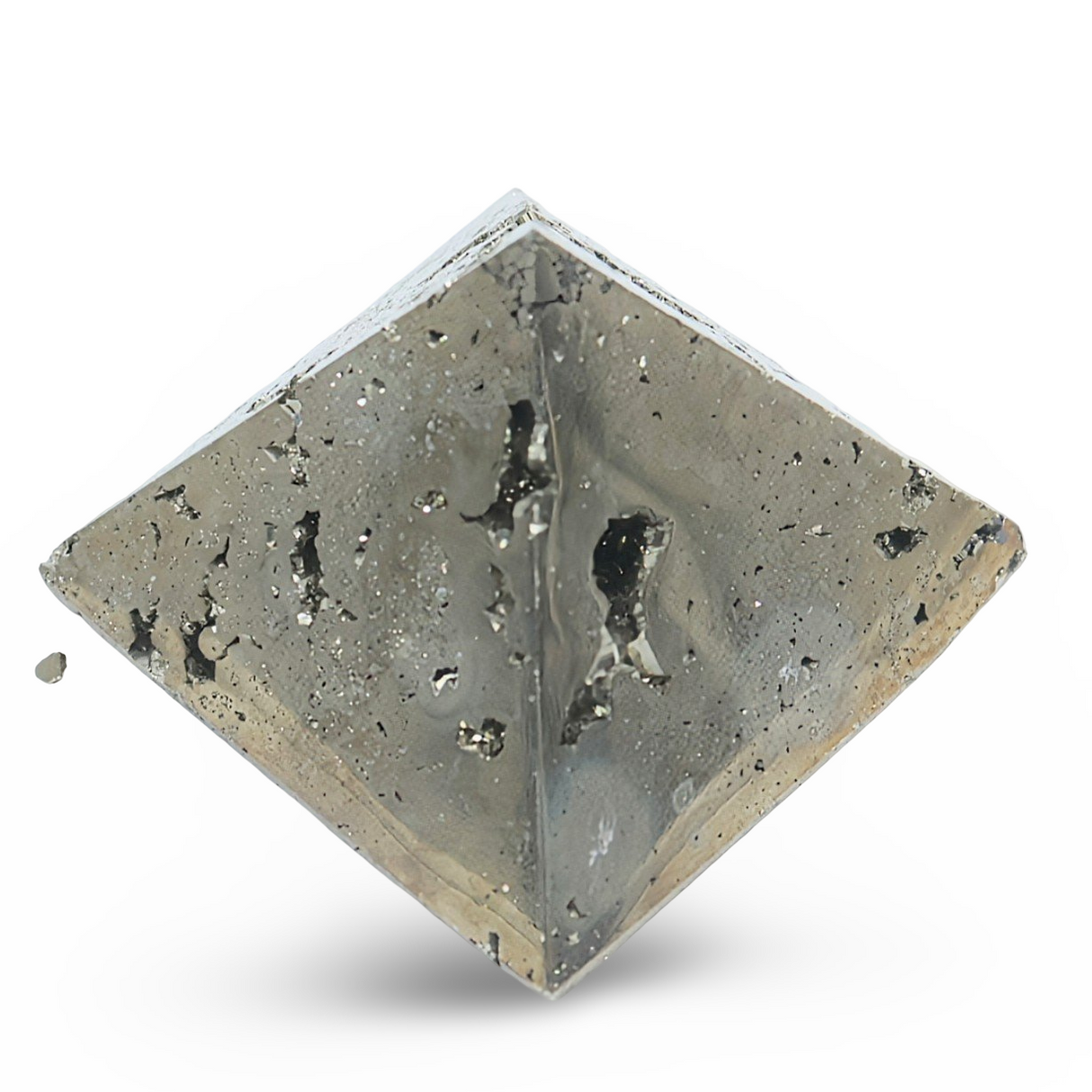 Specimen - High-polish Pyrite Pyramid – Collector Quality – Peru