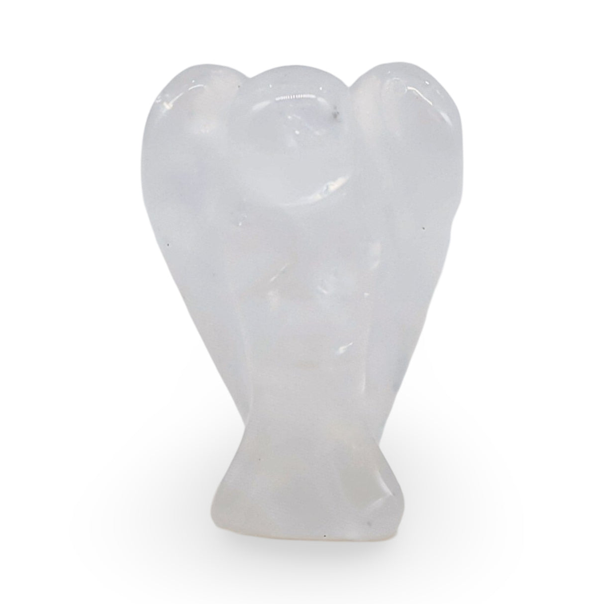 Stone - Natural Crystal Quartz - Sculpture - Angel - 1"
