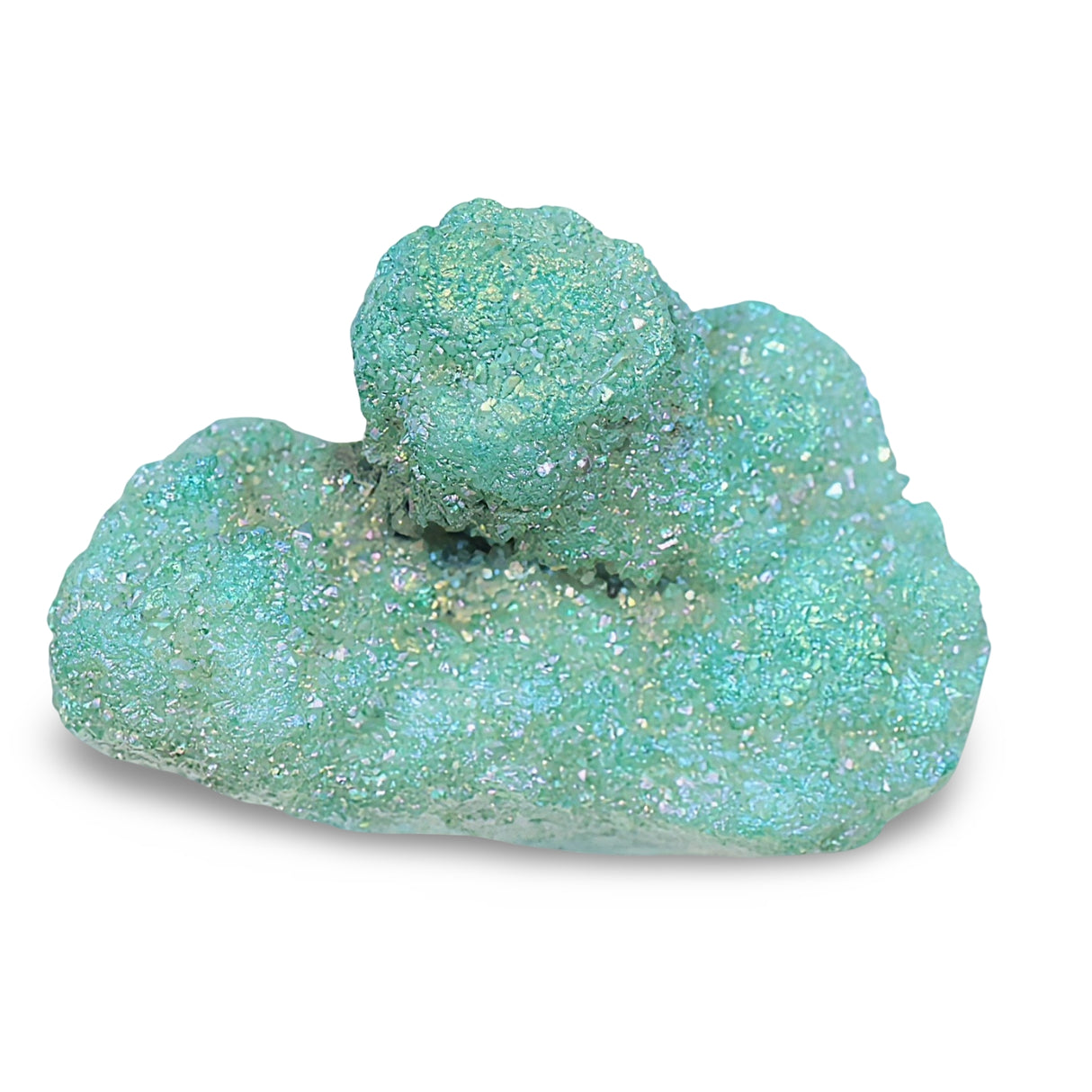 Stone - Zeolite - Aqua Aura Druse - 209g
