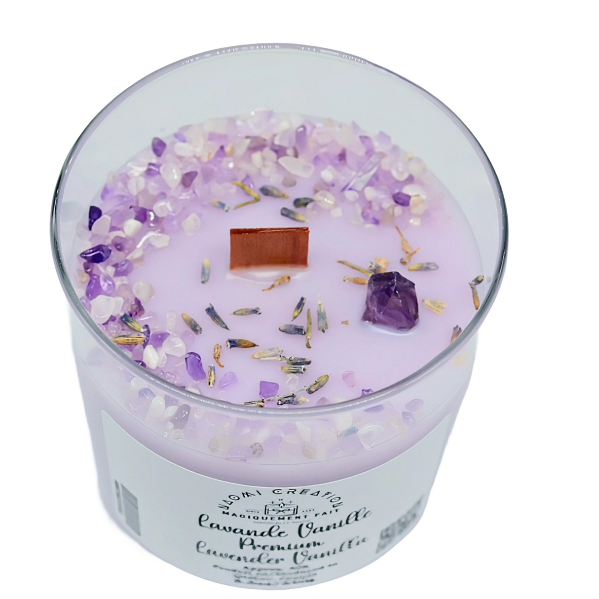 Scented Candles - Lavender Vanilla - Premium - Wood Wick