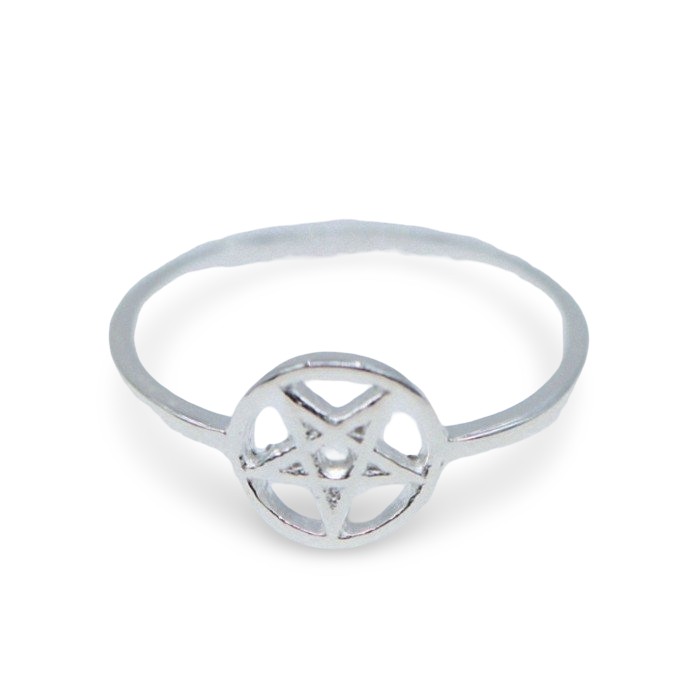 Ring - 925 Sterling Silver - Pentacle