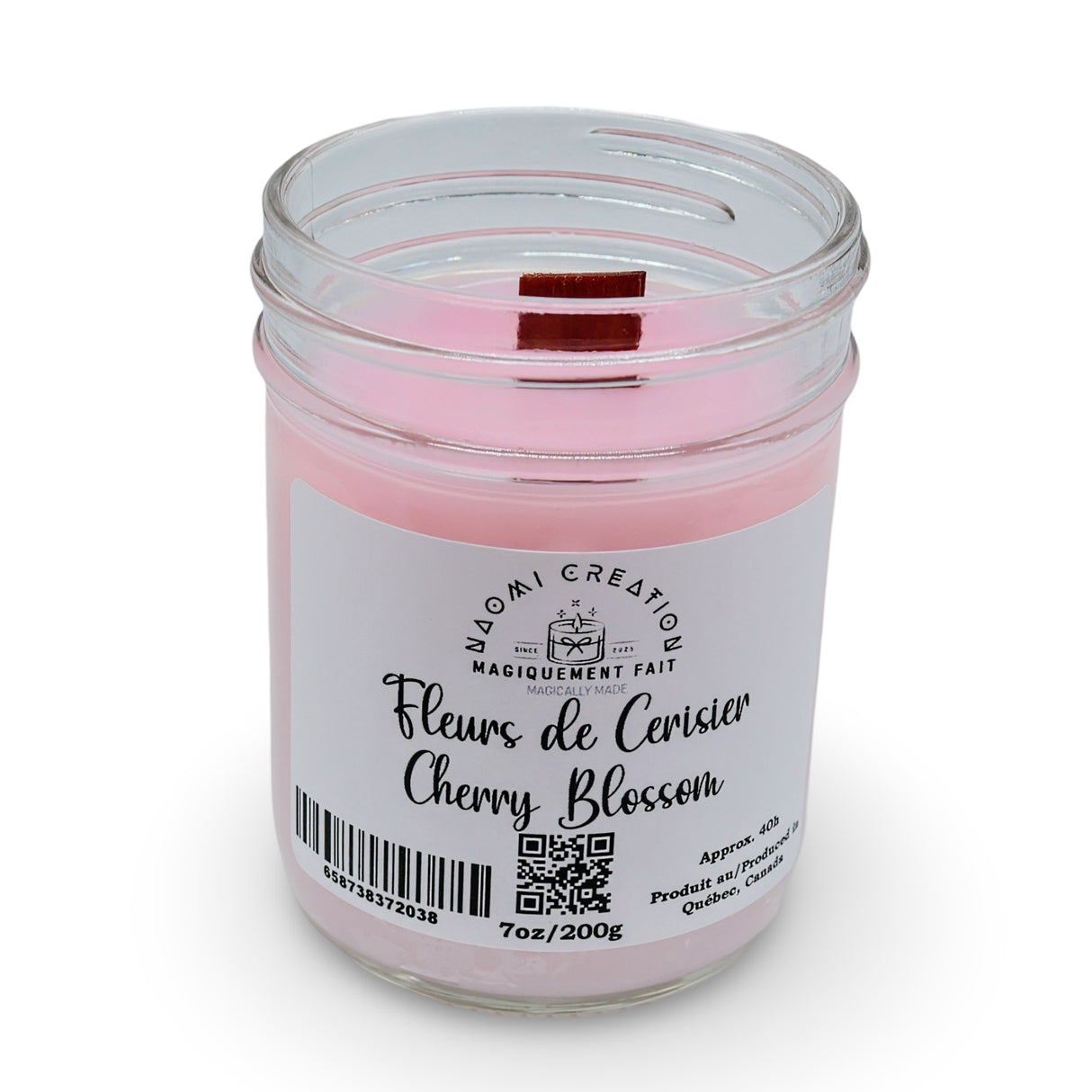 Scented Candles - Cherry Blossom - Wood Wick