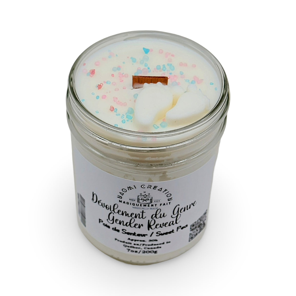 Scented Candles - Gender Reveal - Wood Wick