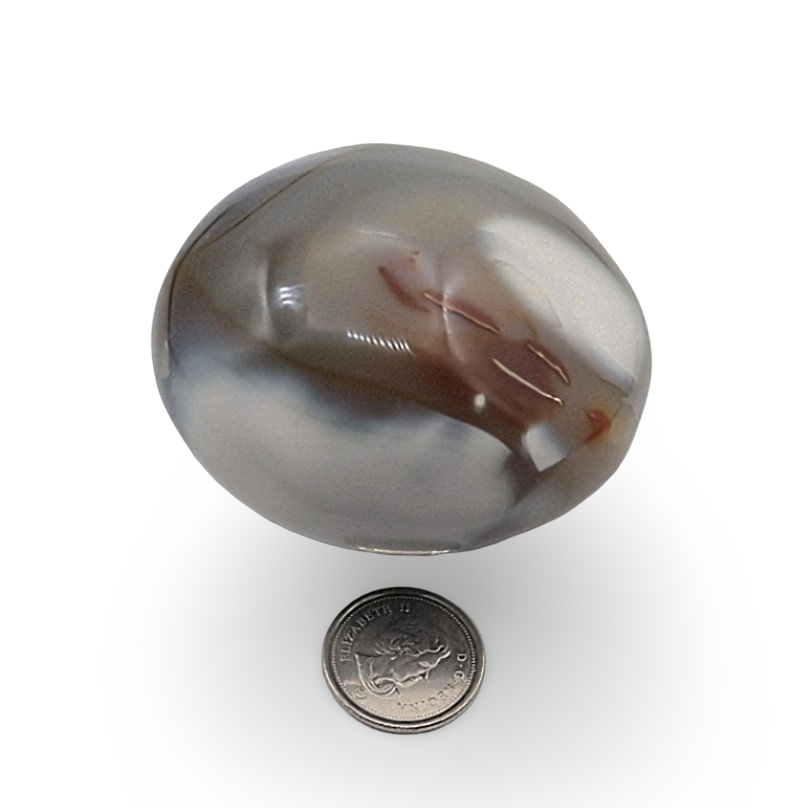 Palm Stone - Orca Agate - Tumbled - 125g