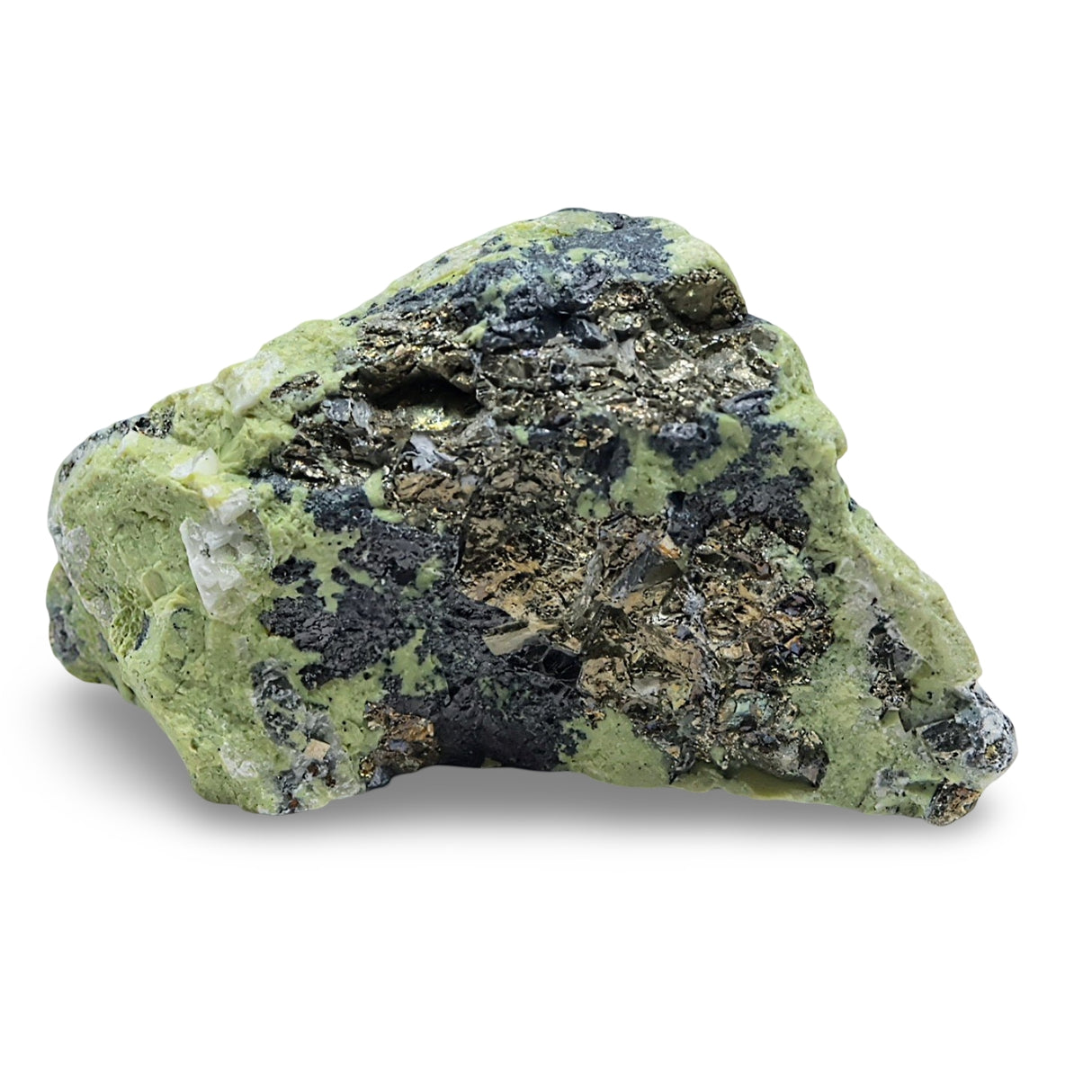 Stone - Serpentine With Pyrite Inclusions - Peru - Rough - 216g