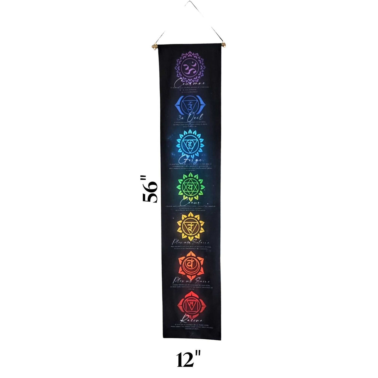 Banner -Chakras -French -Black