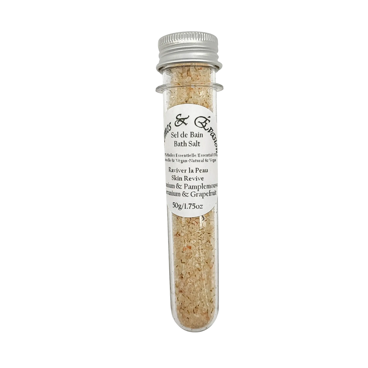 Bath Salt -Himalayan Salt -Skin Revive -Geranium & Grapefruit 100g