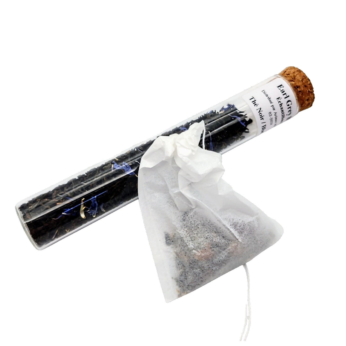 Black Tea -Blue Earl Gray -Tea Samples Tea Bags Sample 4 Bags