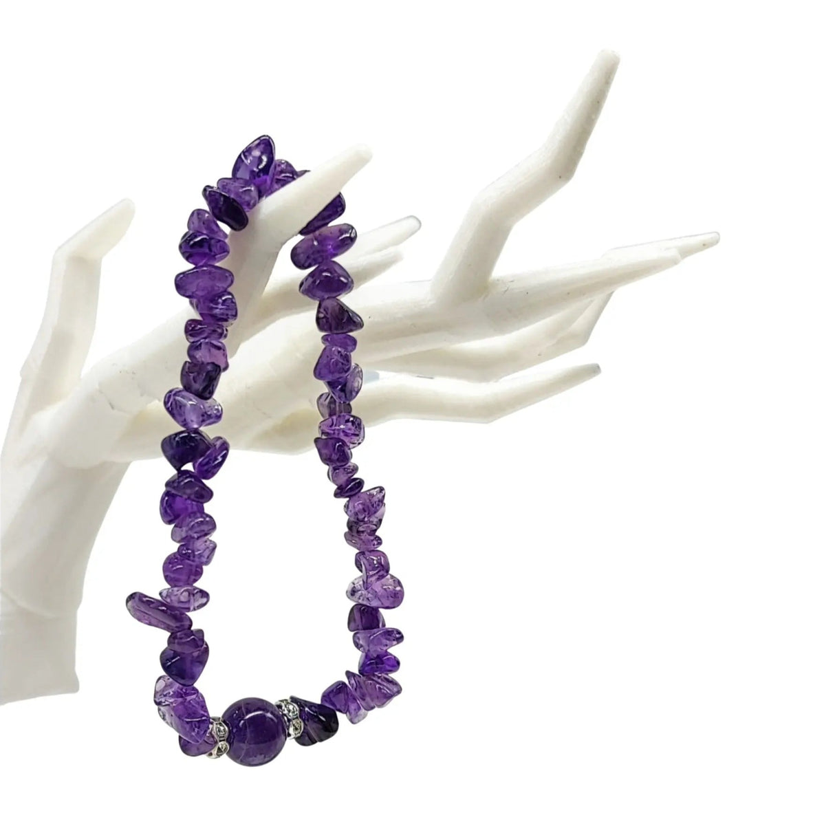Bracelet -Amethyst -Chips & Bead
