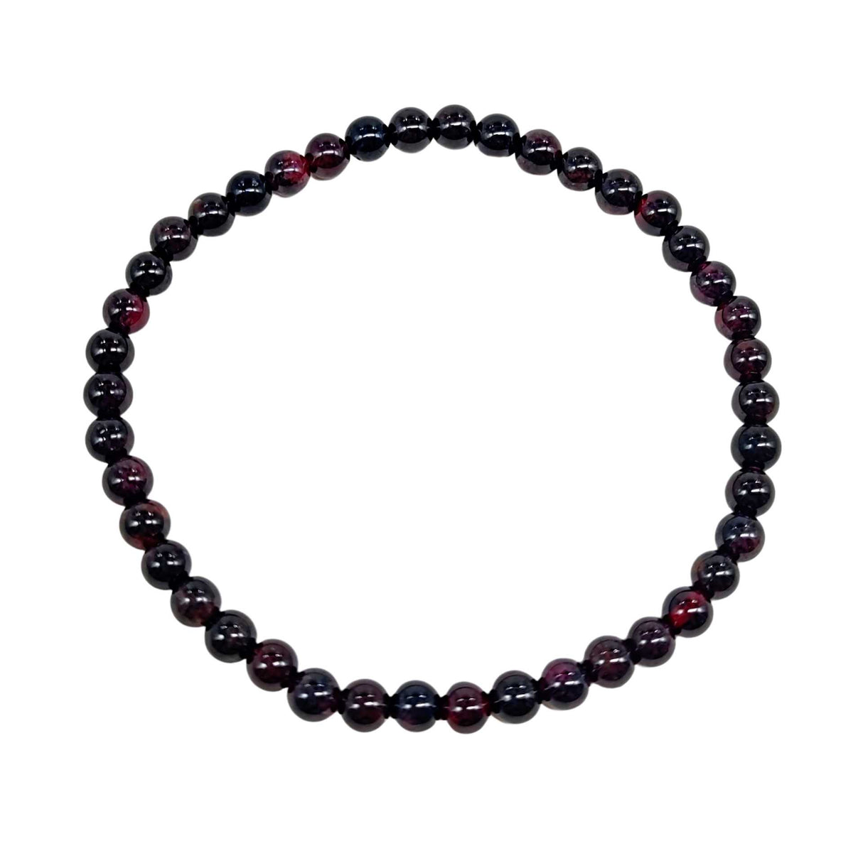 Bracelet - Garnet - 4mm