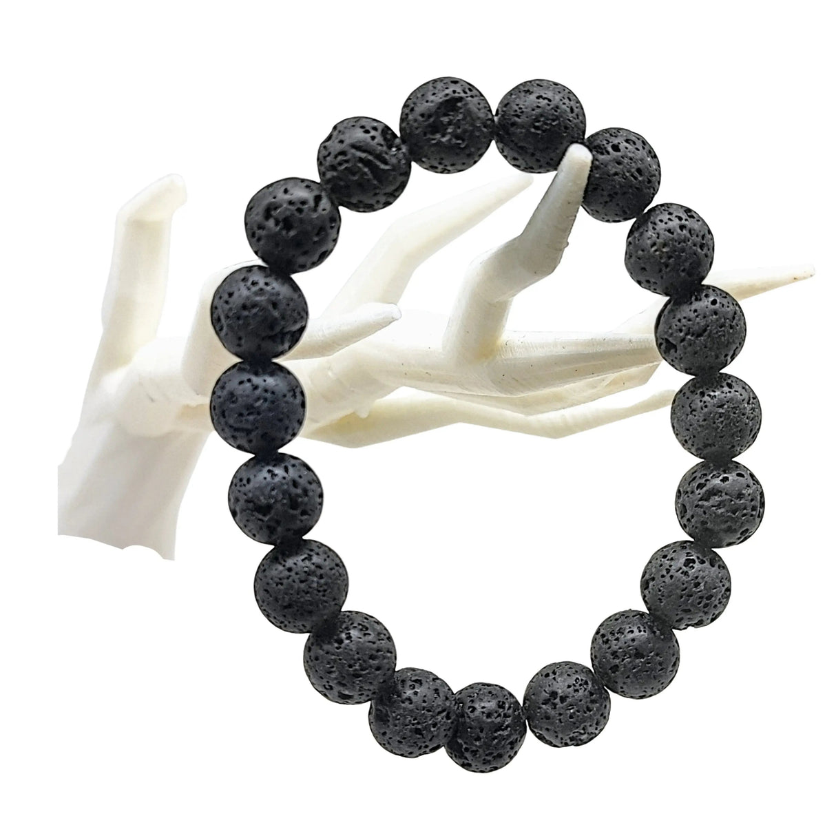Bracelet -Lava Rock -10mm