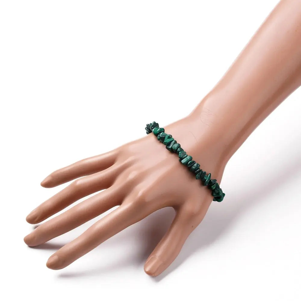 Bracelet -Malachite -Chips