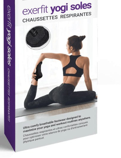 CLEARANCE -Yoga Accessories -Black -Non-Slip Socks