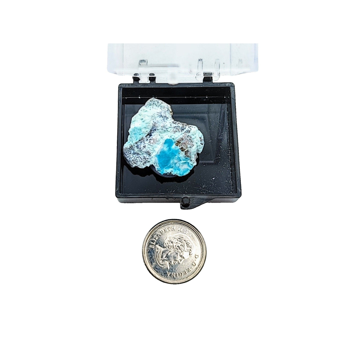 Collection Piece -Display Box -Cyanotrichite -Rough -Guizhou