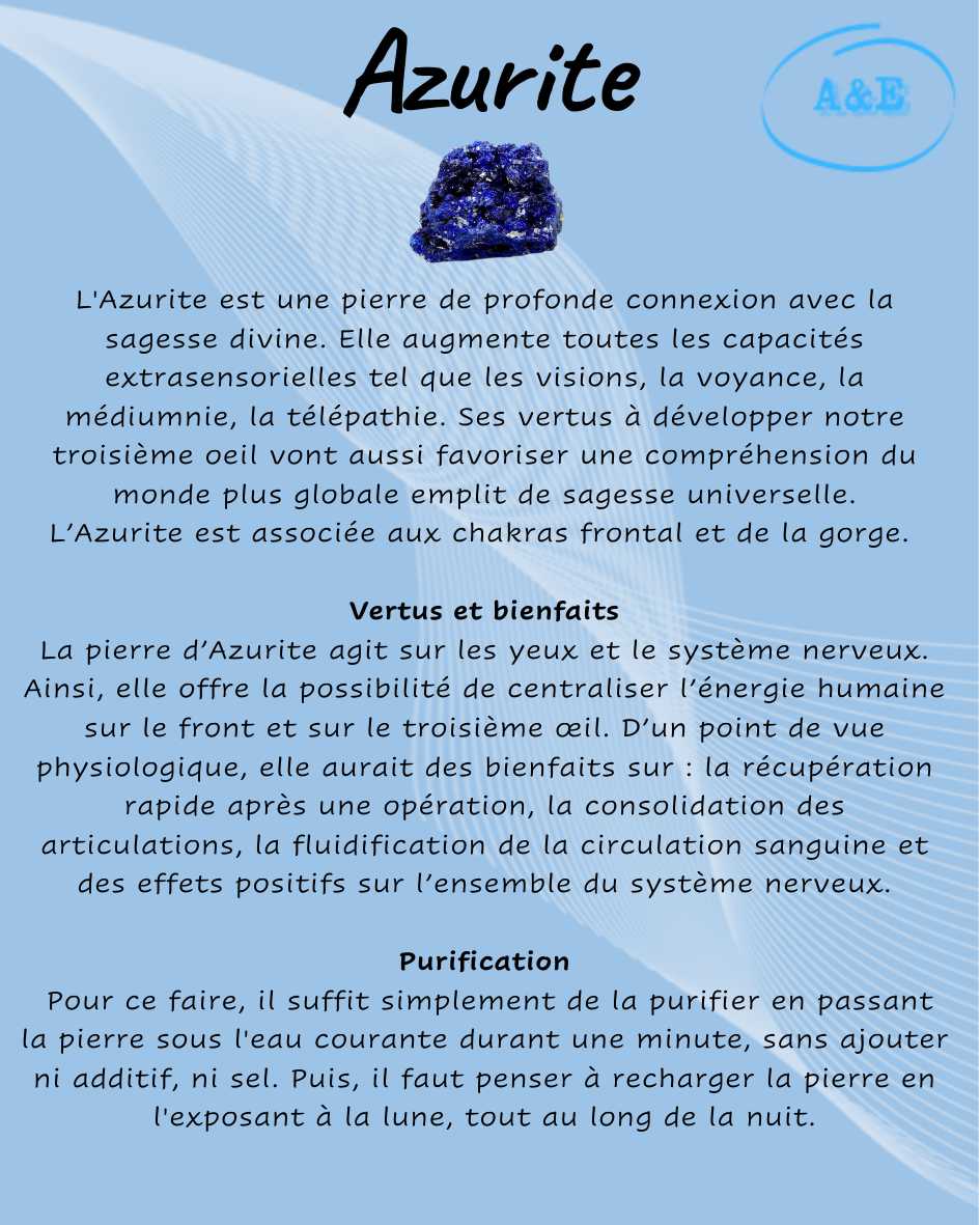 Descriptive Cards -Precious Stones & Crystals -Azurite Default Title