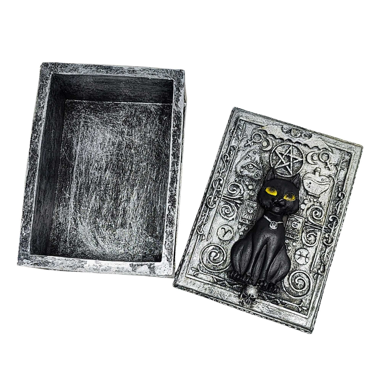 Home Decor -Box -Gothic Black Cat