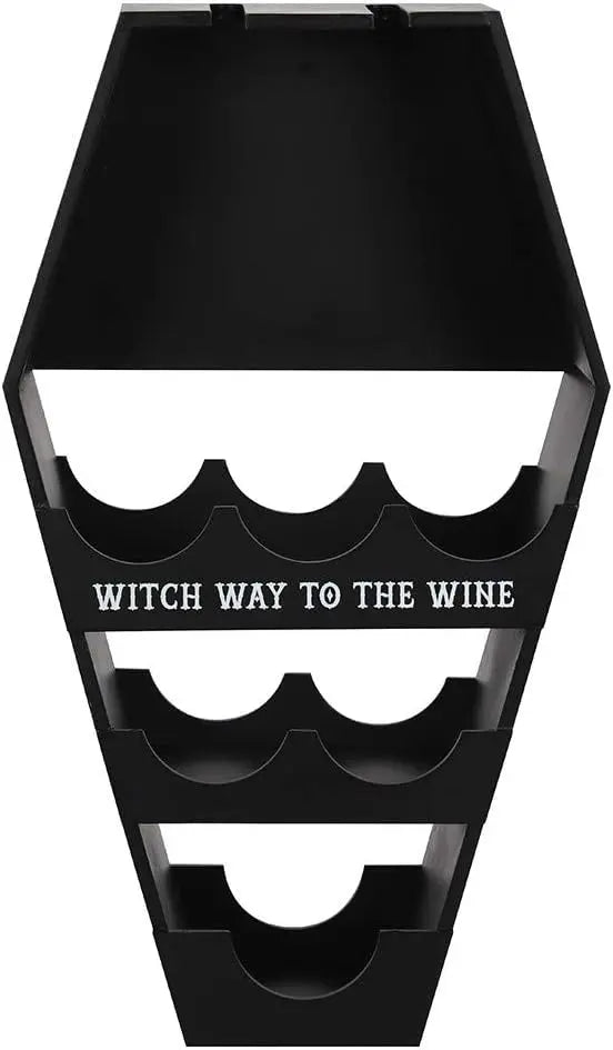 Home Decor -Coffin -Wine Shelf